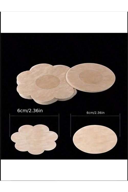 20 Adet Kendinden Yapışkanlı Sihirli Meme Ucu Gizleyici İç Çamaşırı Aksesuarı