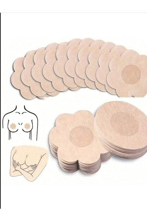 20 Adet Kendinden Yapışkanlı Sihirli Meme Ucu Gizleyici İç Çamaşırı Aksesuarı